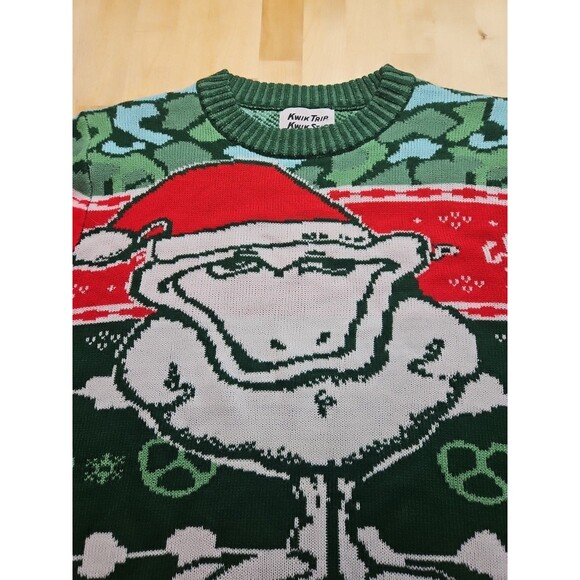 Kwik Trip & Kwik Star Holiday Ugly Christmas Sweater Adult Size Medium... - Picture 10 of 16
